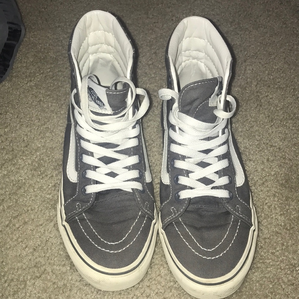 Vans high top old school grey